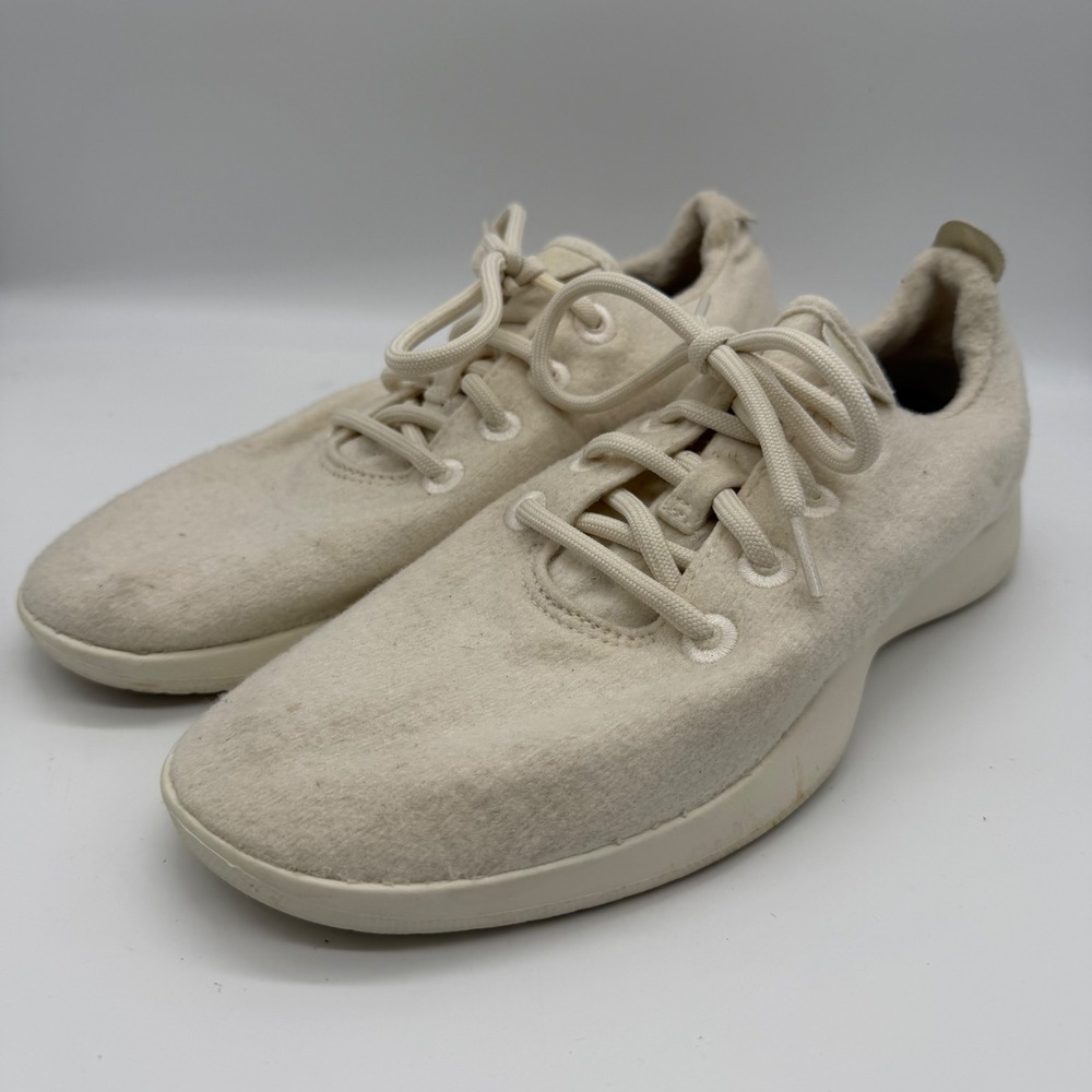 Allbirds Wool Runners Cream White Athletic Mens Size 9 Low Top Sneakers